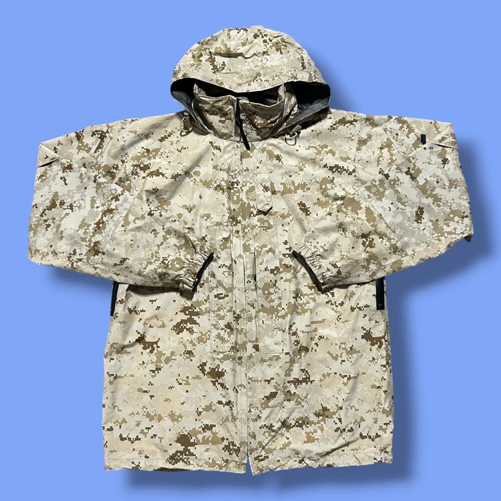 USMC Lightweight Exposure Goretex Jacket Desert MARPAT Medium Long Propper Camo